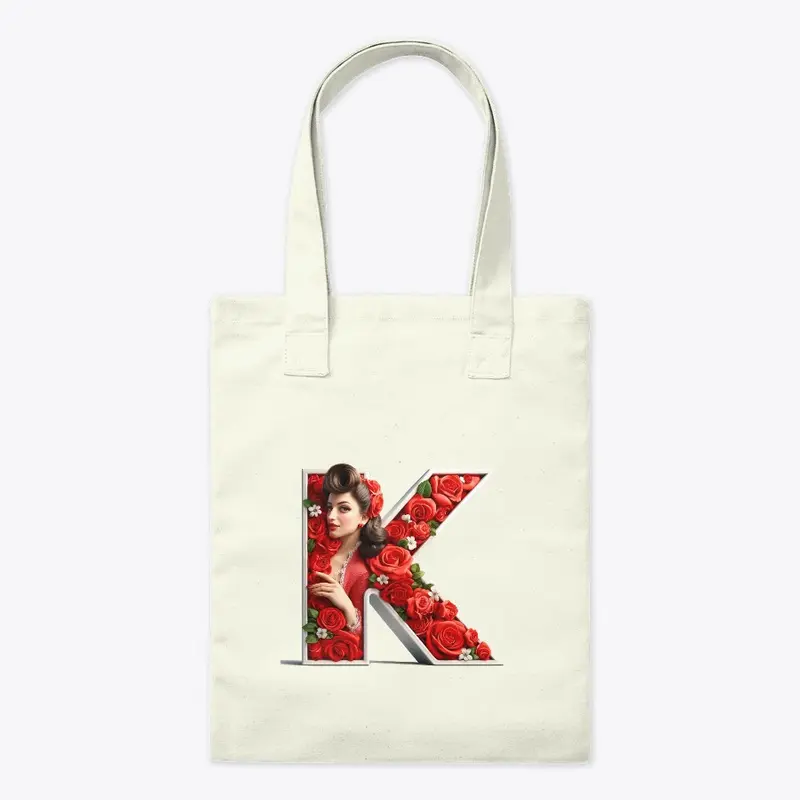 Product with the initial K made of roses